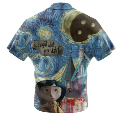 Coraline Hawaiian Shirt, Halloween Hawaiian Shirt