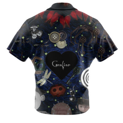 Coraline Hawaiian Shirt, Halloween Hawaiian Shirt