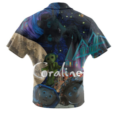 Coraline Hawaiian Shirt, Halloween Hawaiian Shirt