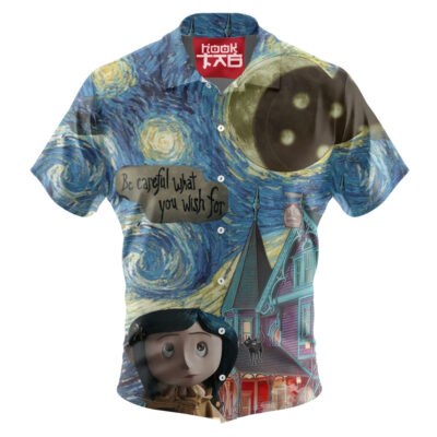 Coraline Hawaiian Shirt, Halloween Hawaiian Shirt