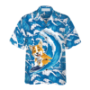 Corgi Surfing Dog Hawaiian Shirt