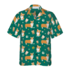 Corgi & Boba Tea Hawaiian Shirt