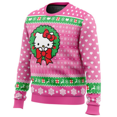 Cute Christmas Hello Kitty Ugly Christmas Sweater