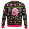 Cute Pink Hungry Kirby's Dream Land Ugly Christmas Sweater