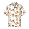 Cute Funny Pugs Hawaiian Shirt For Men