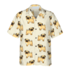 Cute Pugs Pattern Hawaiian Shirt