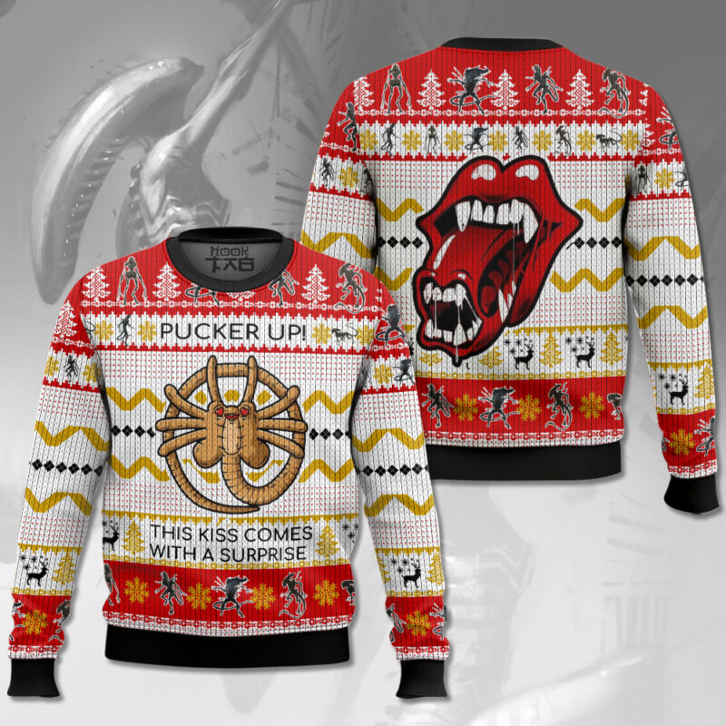 TRS x Facehugger Meme Ugly Sweater