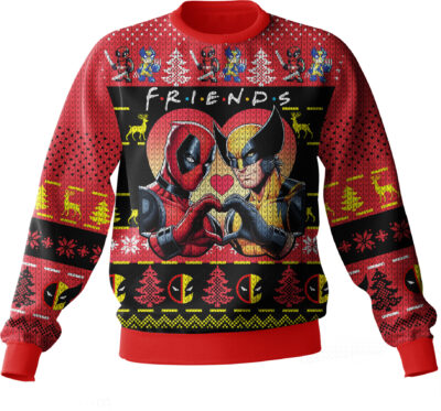 Deadpool Wolverine Ugly Sweater