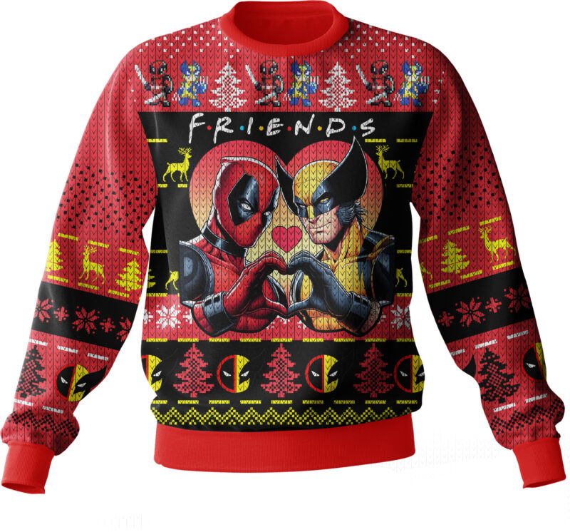 Deadpool Wolverine Ugly Sweater