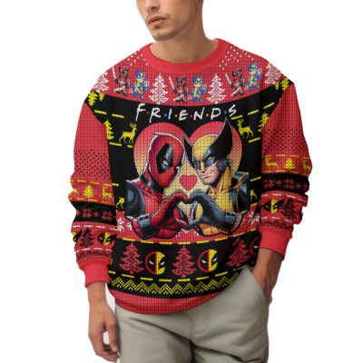 Deadpool Wolverine Ugly Sweater