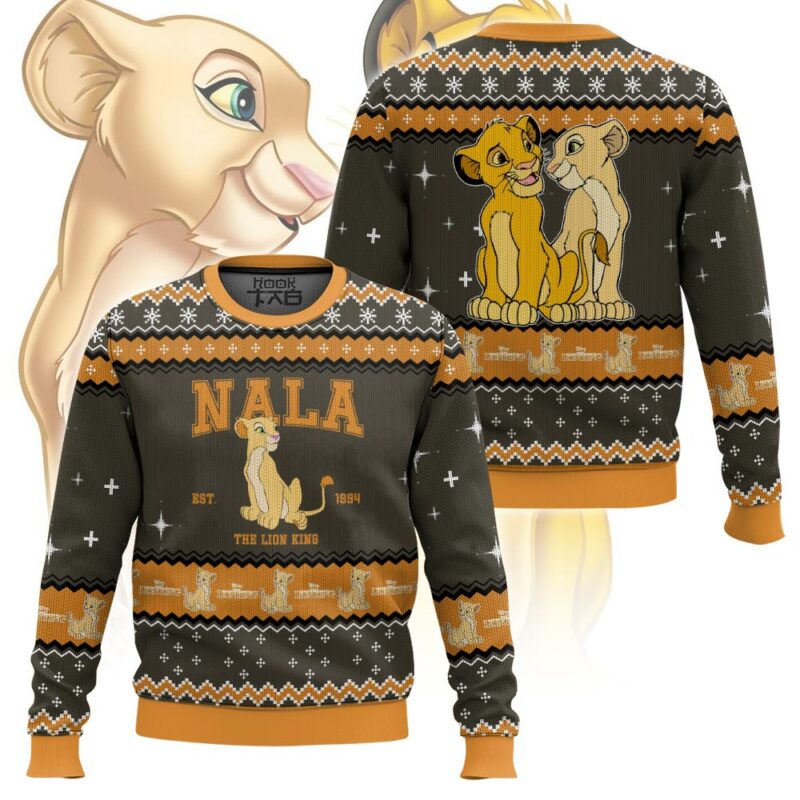 The Lion King Characters Ugly Sweater