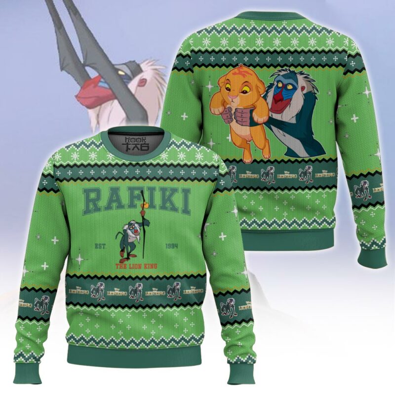 The Lion King Characters Ugly Sweater