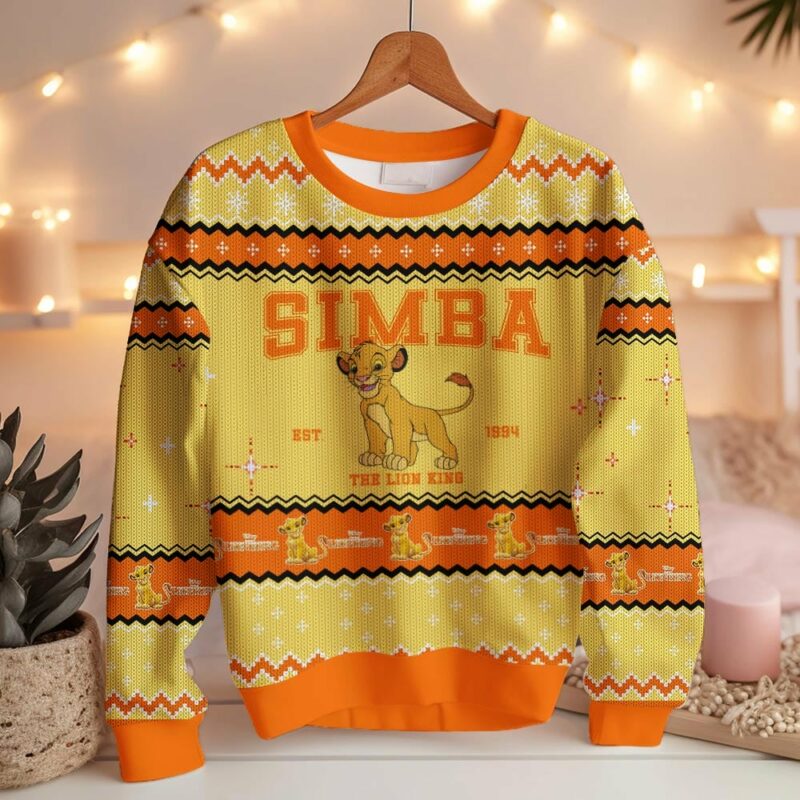 The Lion King Characters Ugly Sweater