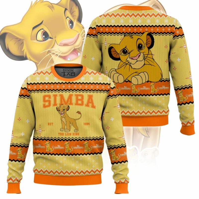 The Lion King Characters Ugly Sweater