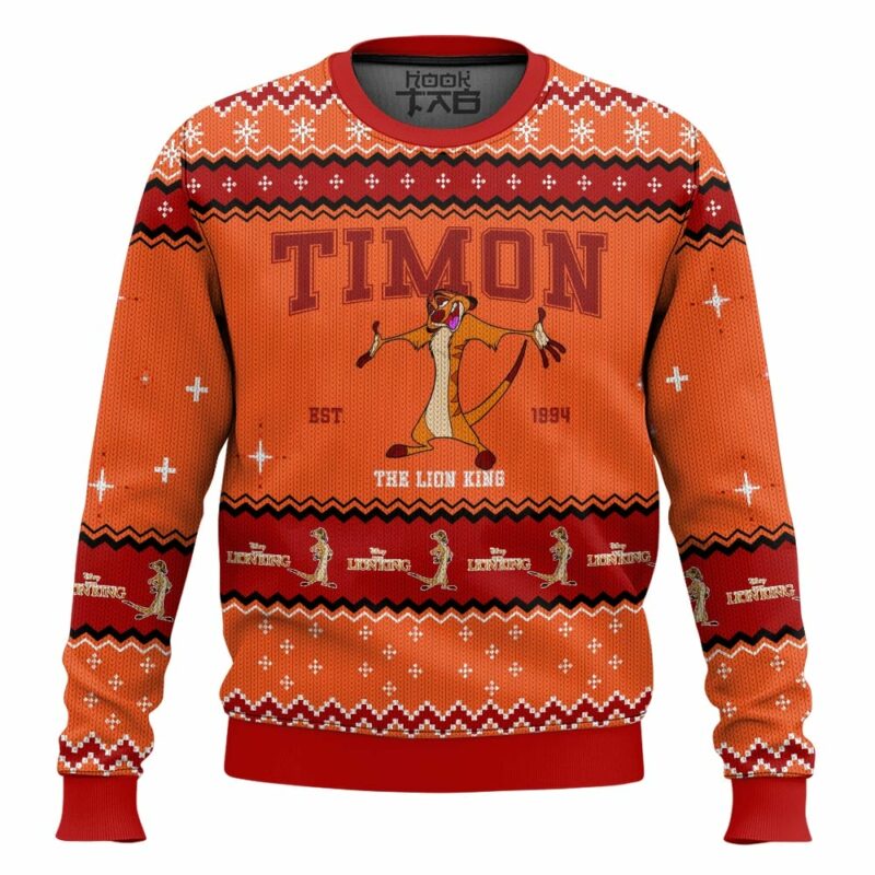 The Lion King Characters Ugly Sweater