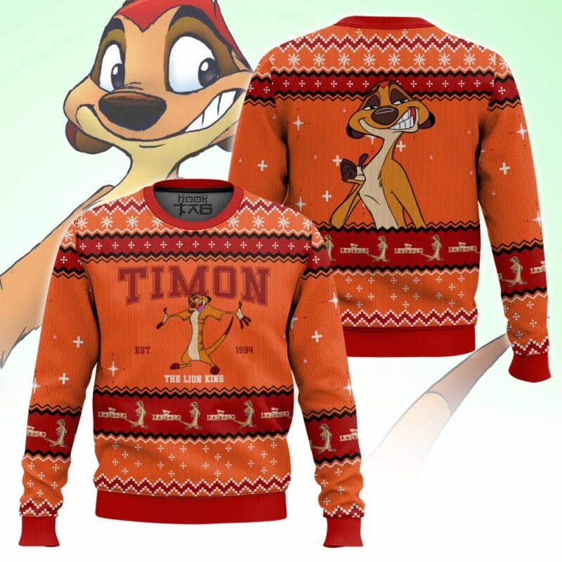 The Lion King Characters Ugly Sweater