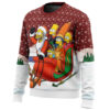 Dashing Through the Snow The Simpsons Ugly Christmas Sweater