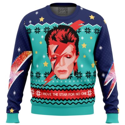 David Bowie Ugly Christmas Sweater