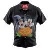 Mickey and Minnie Halloween Hawaiian Shirt, Disney Halloween Hawaiian Shirt, Halloween Hawaiian Shirt