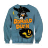 Donald Duck Halloween Sweatshirt, Disney Halloween Sweatshirt, Halloween Sweatshirt