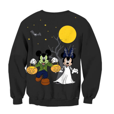 Mickey and Minnie Halloween Sweatshirt, Disney Halloween Sweatshirt, Halloween Sweatshirt