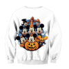 Mickey Mouse with Disney Land Halloween Sweatshirt, Disney Halloween Sweatshirt, Halloween Sweatshirt