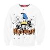 Donald Duck Halloween Sweatshirt, Disney Halloween Sweatshirt, Halloween Sweatshirt