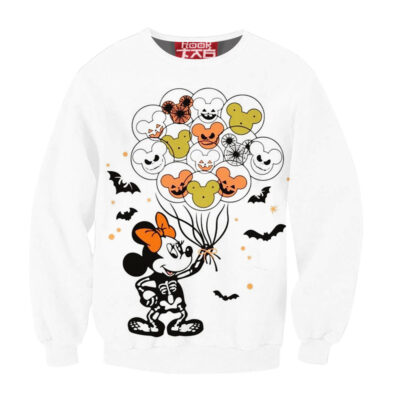 Mickey Mouse Happy Halloween Sweatshirt, Disney Halloween Sweatshirt, Halloween Sweatshirt