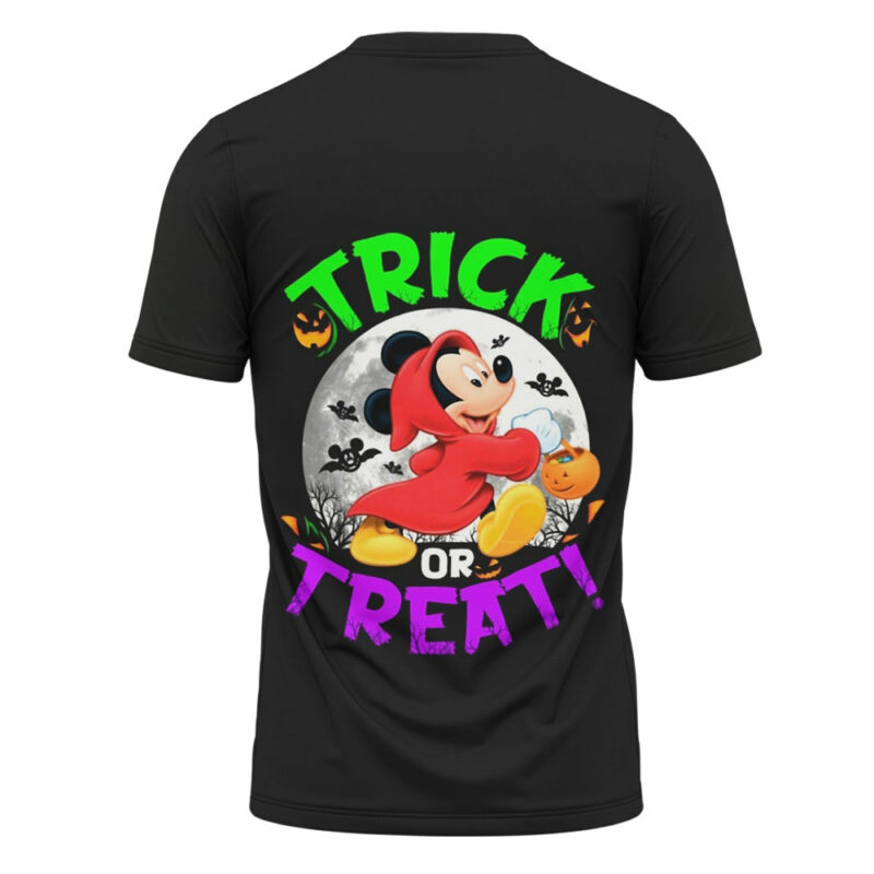 Mickey Trick or Treat Halloween T-shirt, Disney Halloween T-shirt, Halloween T-shirt