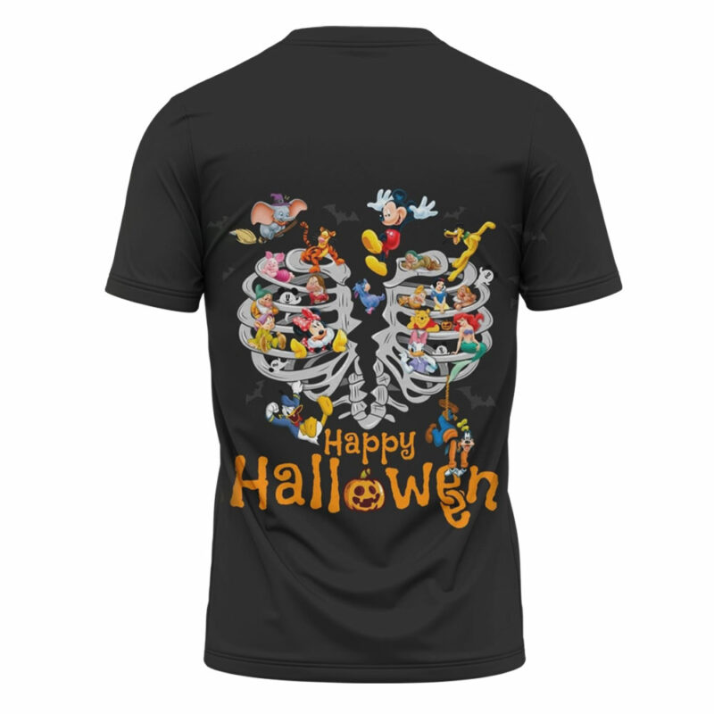 Mickey Mouse with Friends Happy Halloween T-shirt, Disney Halloween T-shirt, Halloween T-shirt