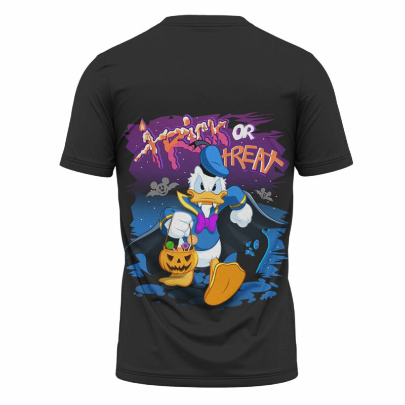 Donald Duck Trick or Treat Halloween T-shirt, Disney Halloween T-shirt, Halloween T-shirt