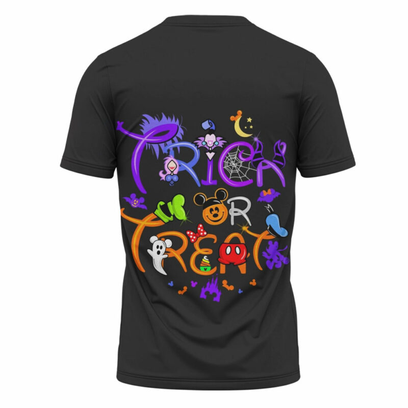 Mickey Mouse with Friends Trick or Treat Halloween T-shirt, Disney Halloween T-shirt, Halloween T-shirt