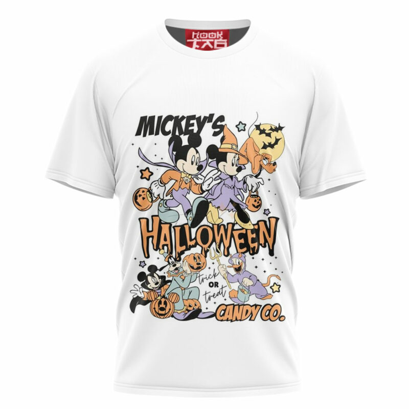 Mickey and Minnie Halloween T-shirt, Disney Halloween T-shirt, Halloween T-shirt