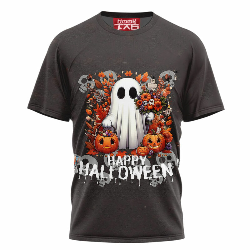 Ghost Happy Halloween T-shirt, Disney Halloween T-shirt, Halloween T-shirt