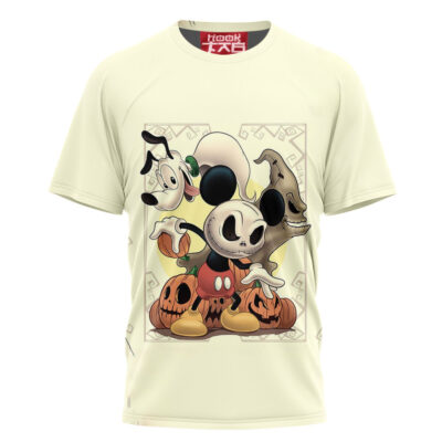 Mickey Mouse Cosplay Jack Skellington and Oogie Boogie T-shirt, The Nightmare Before Christmas T-shirt, Disney Halloween T-shirt, Halloween T-shirt