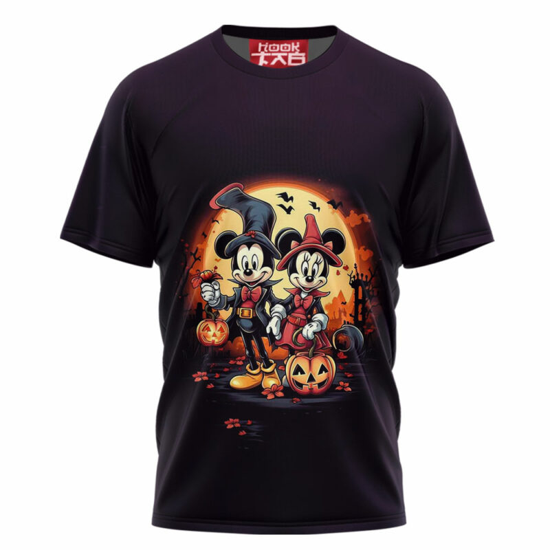 Mickey and Minnie Halloween T-shirt, Disney Halloween T-shirt, Halloween T-shirt