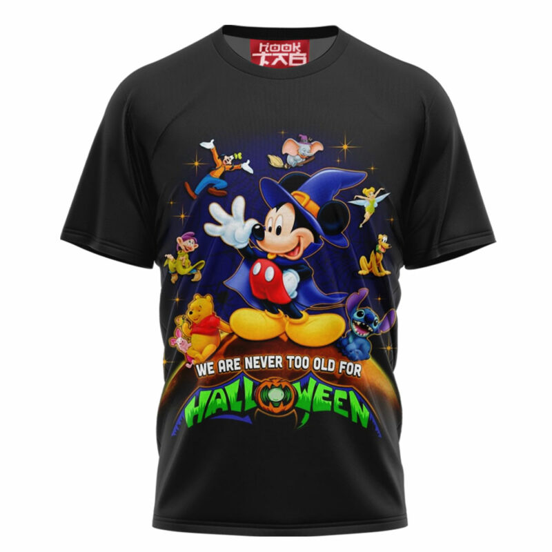 Mickey Mouse with Friends Happy Halloween T-shirt, Disney Halloween T-shirt, Halloween T-shirt