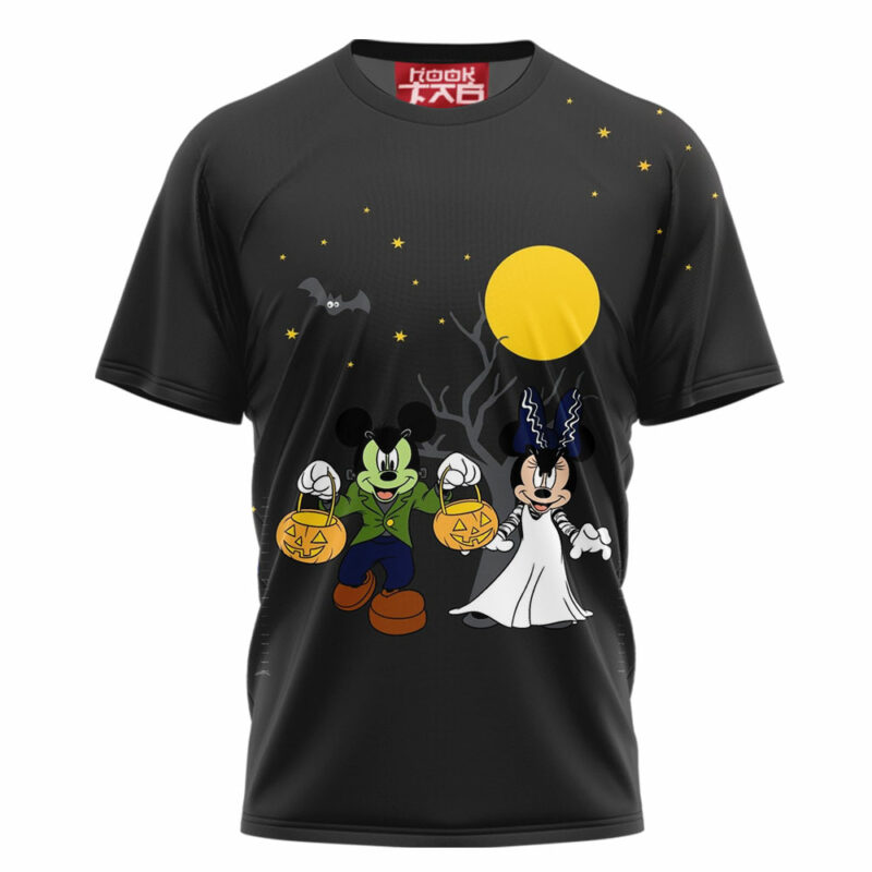 Mickey and Minnie Halloween T-shirt, Disney Halloween T-shirt, Halloween T-shirt