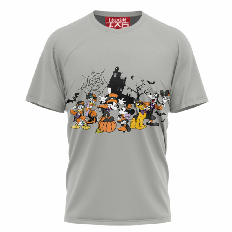 Mickey Mouse with Friends Halloween T-shirt, Disney Halloween T-shirt, Halloween T-shirt