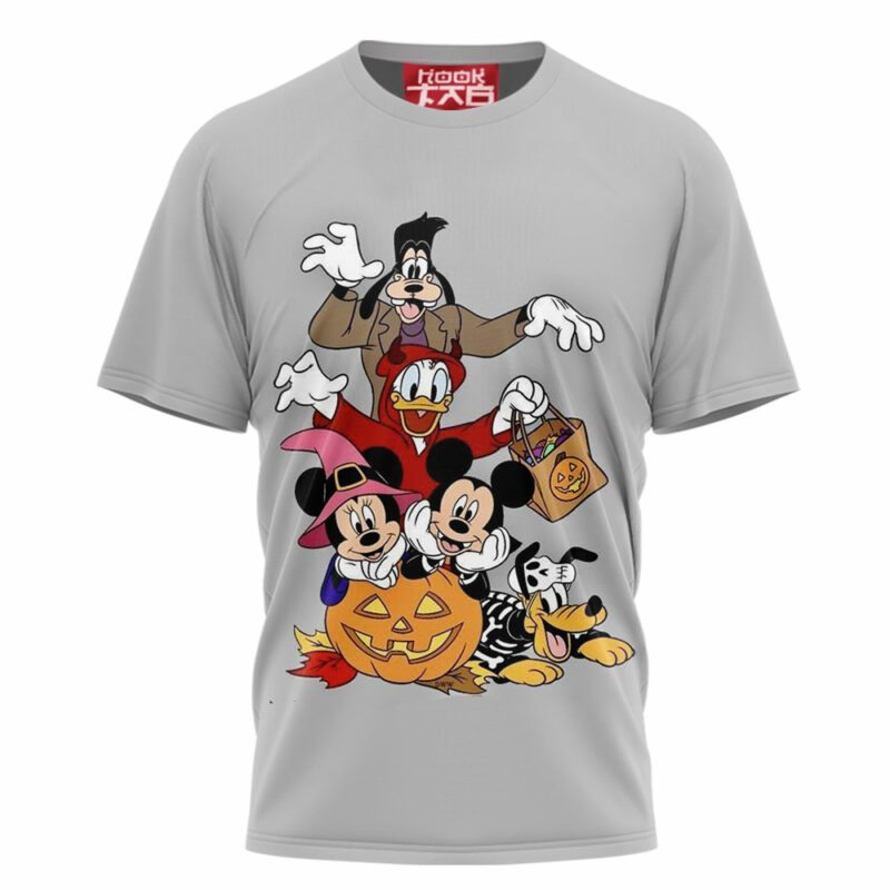 Mickey Mouse with Friends Halloween T-shirt, Disney Halloween T-shirt, Halloween T-shirt