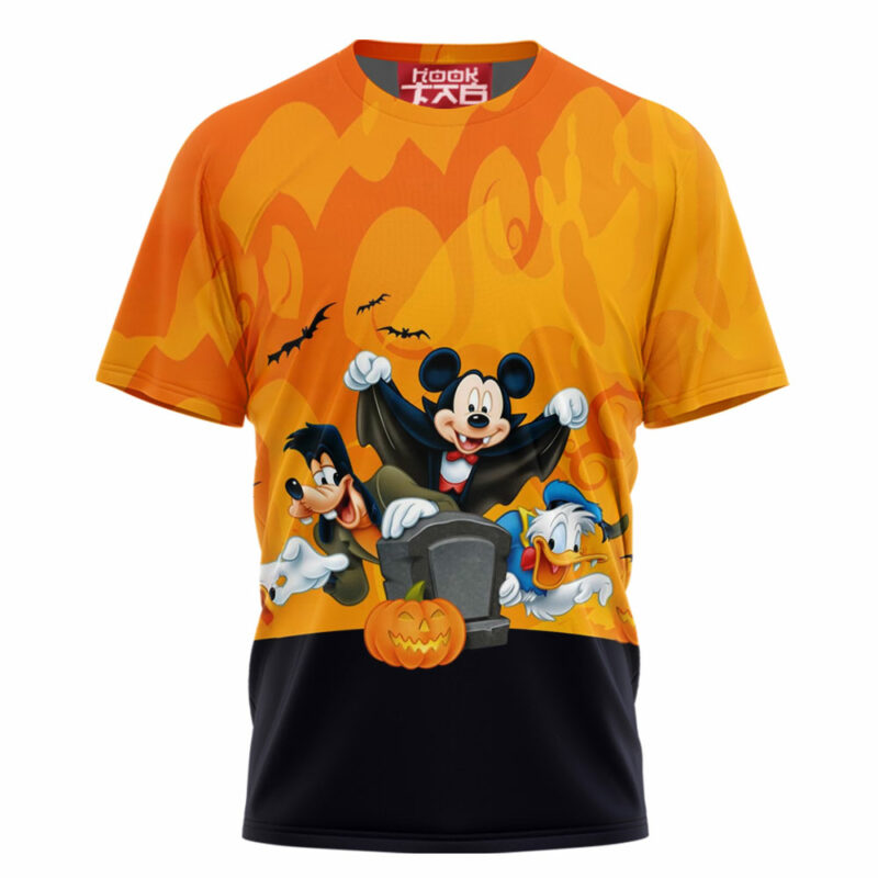 Mickey and Donald Duck Goofy Halloween T-shirt, Disney Halloween T-shirt, Halloween T-shirt