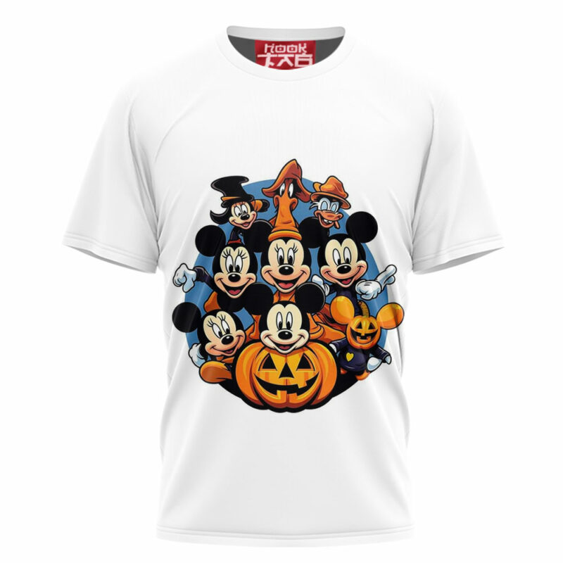 Mickey Mouse with Disney Land Halloween T-shirt, Disney Halloween T-shirt, Halloween T-shirt