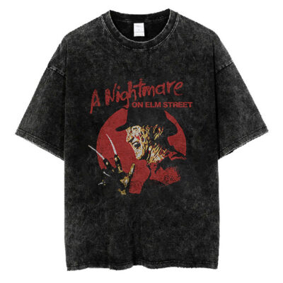 Distressed Freddy Krueger, Nightmare On Elm Street T-Shirt, Dracula T-shirt, Halloween T-shirt