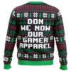 Don We Now Our Gamer Ugly Christmas Sweater