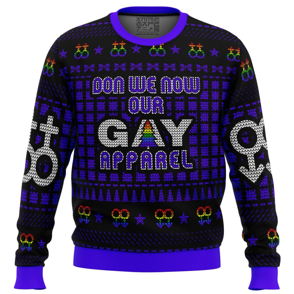 Don We Now Our Gay Apparel LGBT Ugly Christmas Sweater