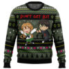 Don't Get Bit High School of the Dead Ugly Christmas Sweater