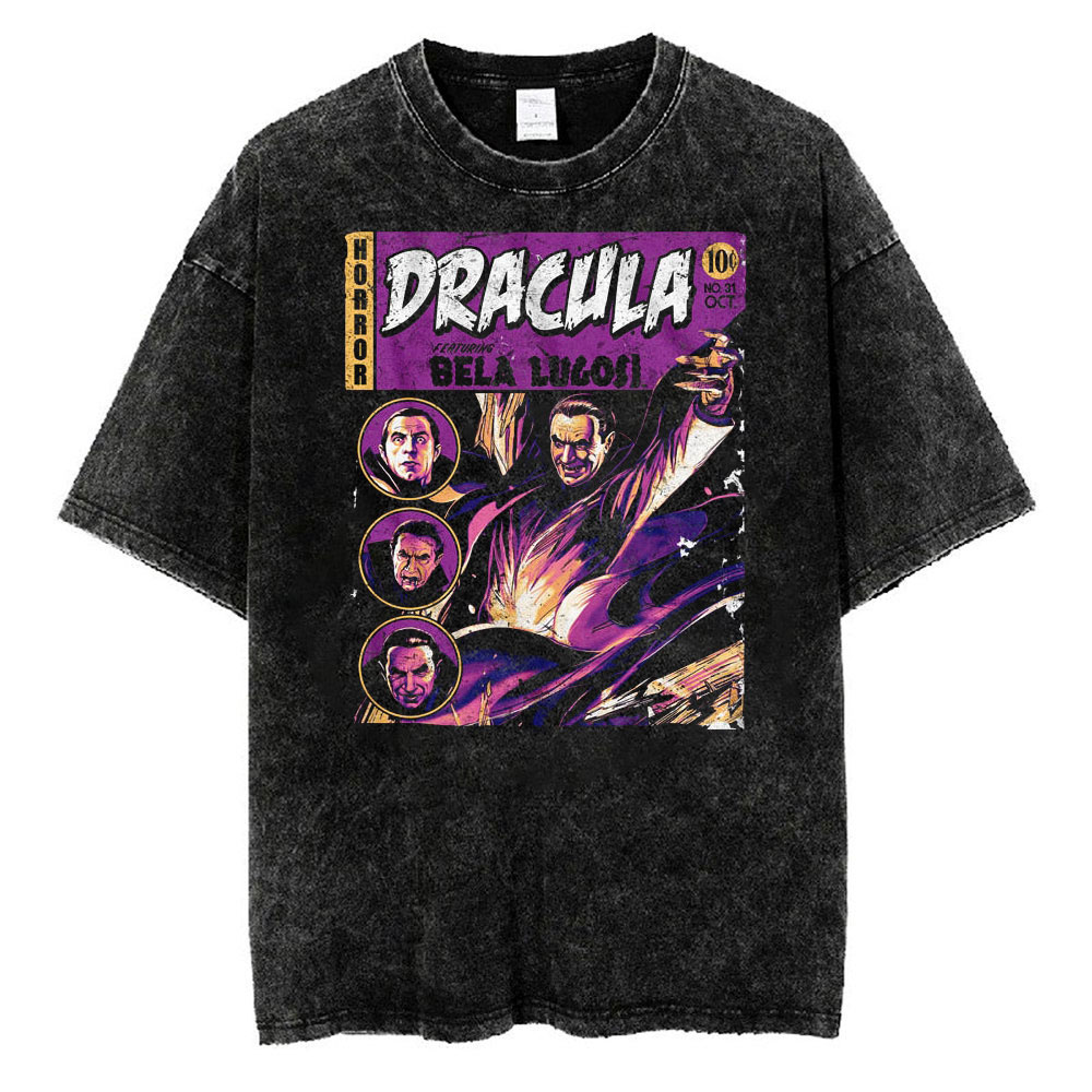 Dracula Comic Book Cover Bela Lugosi T-Shirt, Dracula T-shirt, Halloween T-shirt