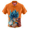 Goku Blue Hawaiian Shirt, Dragon Ball Z Hawaiian Shirt