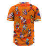 Goku & Majin Boo & Krillin Baseball Jersey, Dragon Ball Z Baseball Jersey