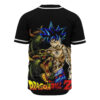 Goku Blue Baseball Jersey, Dragon Ball Z Baseball Jersey